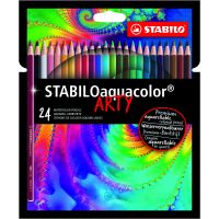 Akvarelové farbičky STABILOaquacolor ARTY 24 ks sada
