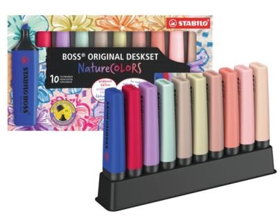 STABILO BOSS ORIGINAL NatureCOLORS Wildflower 10ks stolný set