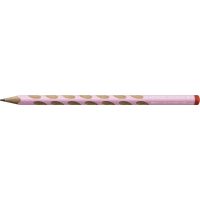 Ergonomická grafitová ceruzka pre pravákov STABILO EASYgraph pastelová zelená a ružová 2 ks HB 3
