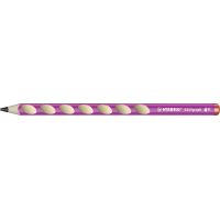Ergonomická grafitová ceruzka pre pravákov STABILO EASYgraph ružová 2 ks HB 3
