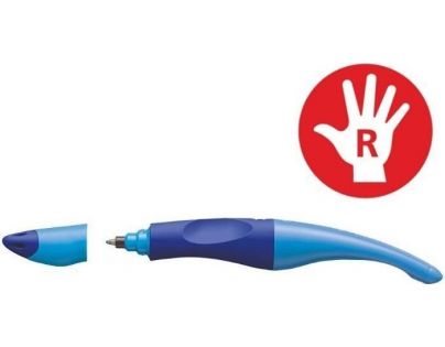 Ergonomický roller pre pravákov STABILO EASYoriginal modrá vr. bombičky s modrým zmizíkovateľným atramentom