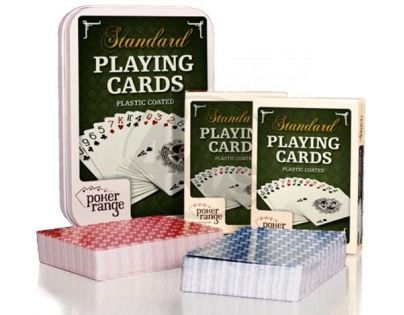 All In Games PR603 - Poker: Standard Poker 2x balíček karet v kovové krabičce