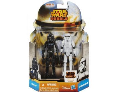 Hasbro Star Wars akční figurky 2ks - Tie pilot a Stormtrooper