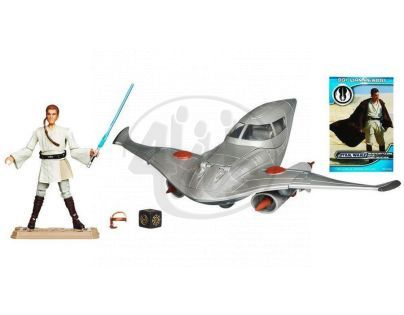 Star Wars vozidlo s figurkou - Naboo Royal Fighter