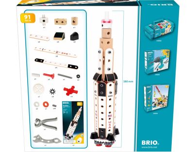 Stavebnica BRIO BUILDER NASA Apollo Saturn V
