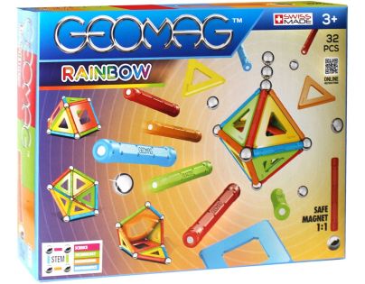 Stavebnica Geomag Rainbow - Poškodený obal