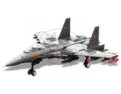 Stavebnice J15 Carrier-Based stíhačka 309 dílků (Dr.Luck JX001)