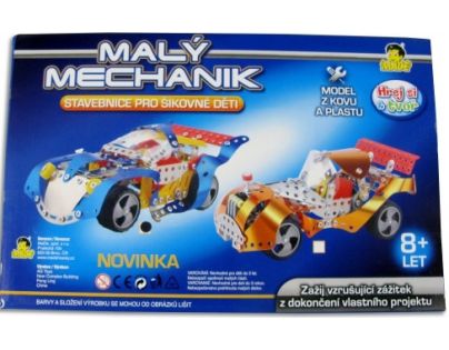 Stavebnice Malý mechanik auto (zlaté)