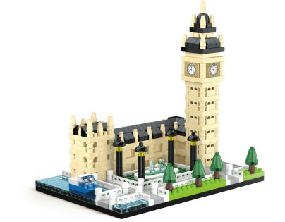 Stavebnica mini KOCO Big Ben plast 523ks v krabičke 12,5x17x7cm