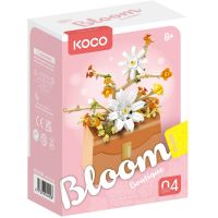 Stavebnica mini Kvetina v kabelke plast 232ks v krabičke 11x15x6cm