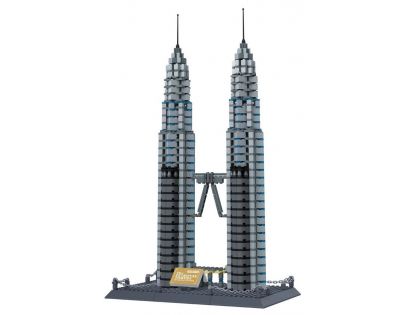 Stavebnice Petronas věže 1160 dílků (WANGE 8011)