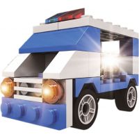 Epee Stavebnica Polícia s LED kockou 2v1 Patrol Car 2