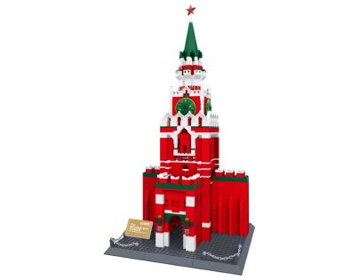 Stavebnice Spasskaya věž Kreml 1048 dílků (WANGE 8017)