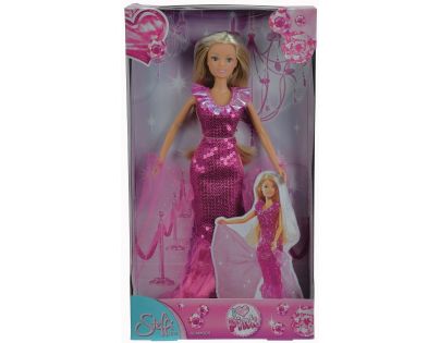 Steffi Love Girls Panenka I Love Pink - Tmavě růžová s volánky
