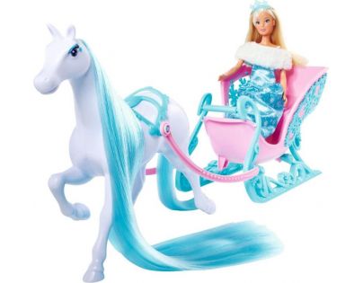Steffi Love Bábika Steffi s koňom Snow Dream