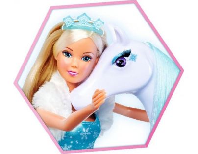 Steffi Love Bábika Steffi s koňom Snow Dream