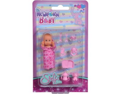 Steffi New Born Baby Bábätko ružové