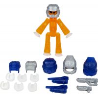 Stikbot action pack figurka s doplňky oranžový s helmou Stikbot action pack figurka s doplňky oranžový s helmou