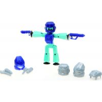 Stikbot action pack figurka s doplňky tyrkysový s helmou Stikbot action pack figurka s doplňky tyrkysový s helmou