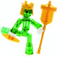 Stikbot action pack figurka s doplňky zelený s korunou Stikbot action pack figurka s doplňky zelený s korunou