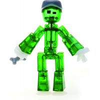 Stikbot action pack figúrka s doplnkami zelený so šiltovkou 2