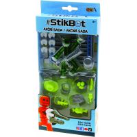Stikbot action pack figúrka s doplnkami zelený so šiltovkou 3