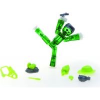 Stikbot action pack figúrka s doplnkami zelený so šiltovkou Stikbot action pack figúrka s doplnkami zelený so šiltovkou