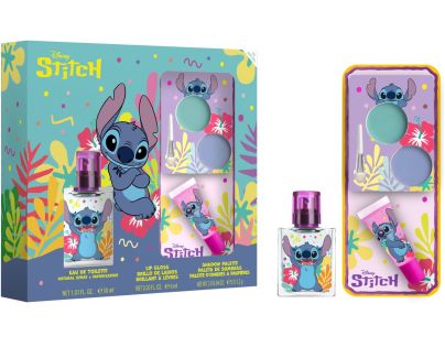 Stitch darčekový set EDT 30 ml + lesk na pery + očné tiene