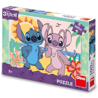 Dino Stitch na pláži 100 XL Puzzle