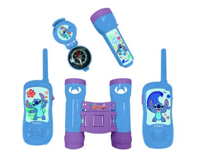 Lexibook Stitch Set vysielačky, ďalekohľad, baterka, kompas