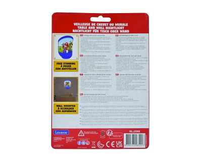 Lexibook Stolová a nástenná lampička Super Mario