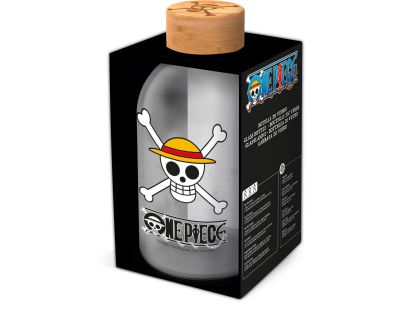 STOR Fľaša sklenená 620 ml, One Piece