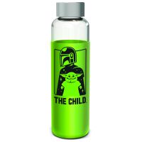 Stor S.L. Sklenená fľaša s návlekom 585 ml, Mandalorian