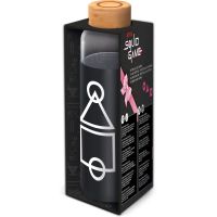 Stor Squid Games Sklenená fľaša s návlekom 585 ml