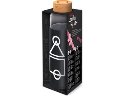 Stor Squid Games Sklenená fľaša s návlekom 585 ml