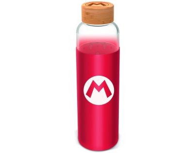 Stor Super Mario Sklenená fľaša s návlekom 585 ml