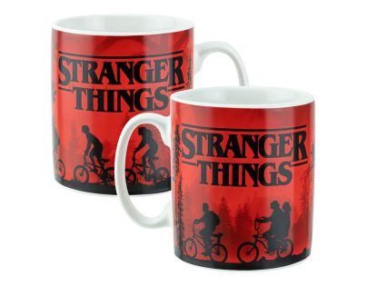 Stranger Things XL hrnček so samolepkou