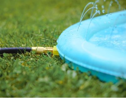 Striekacia hracia podložka Splish 'n' Splash