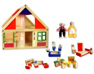 Studo Wood Domeček na hraní s figurkami