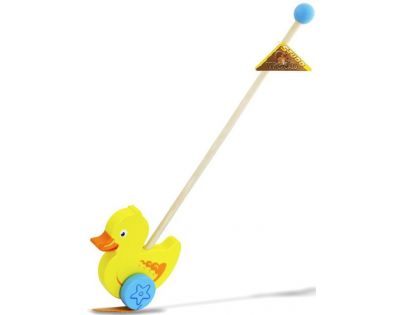 HM Studio Kačer na tyči drevený