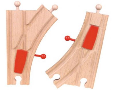 HM Studio Studo Wood Kolej mechanická výhybka 2ks