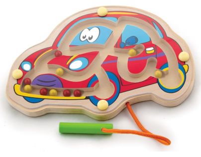 Study Wood Magnetické bludisko auto
