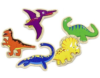 HM Studio Studo Wood Magnetky dinosaurus 20 ks