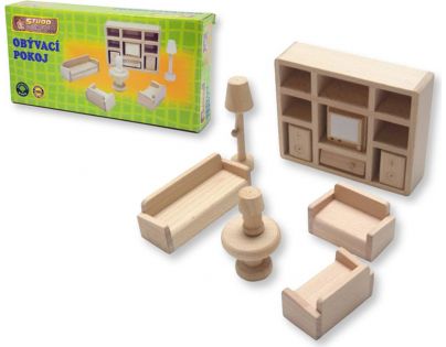 HM Studio Studo Wood Mini nábytek Obývák