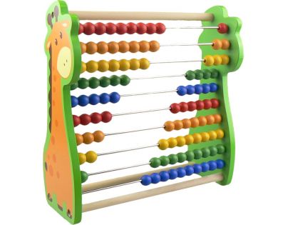 WOODY POČÍTADLO RAINBOW ŽIRAFA