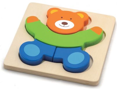 Studo Wood Puzzle Medveď 4 dieliky