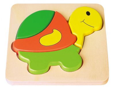 HM Studio Study Wood Puzzle Korytnačka