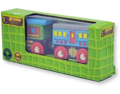 HM Studio Studo Wood Vláček vagon 2ks
