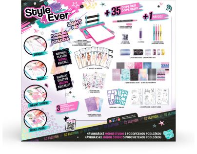 Style4Ever Návrhárske módne štúdio Light-up - Poškodený obal