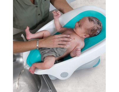 Summer Infant Kúpacia sedačka Clean Rinse tyrkysová - Poškodený obal